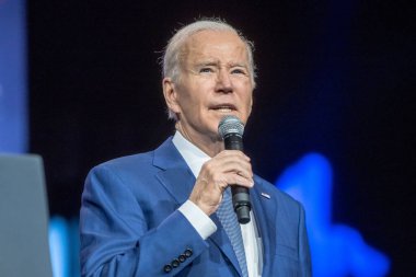 Başkan Biden Borç Tavanı 'na tazminat gönderiyor. 10 Mayıs 2023, Valhalla, New York, ABD: ABD Başkanı Joe Biden, 10 Mayıs 2023 tarihinde Valhalla, New York, ABD 'de SUNY Westchester Community College' da düzenlenen bir etkinlikte borç sınırı hakkında konuştu.. 