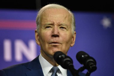 (ABD Başkanı Joe Biden, New York, Valhalla 'daki Westchester Halk Koleji' nde yaptığı bir konuşmada borcun temerrüde düşme olasılığı üzerine açıklama yaptı. 10 Mayıs 2023. 