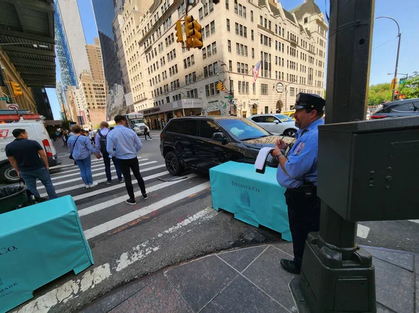 Accident Involving Two Vehicles 5Th Avenue New York May New — Stock Photo, Image