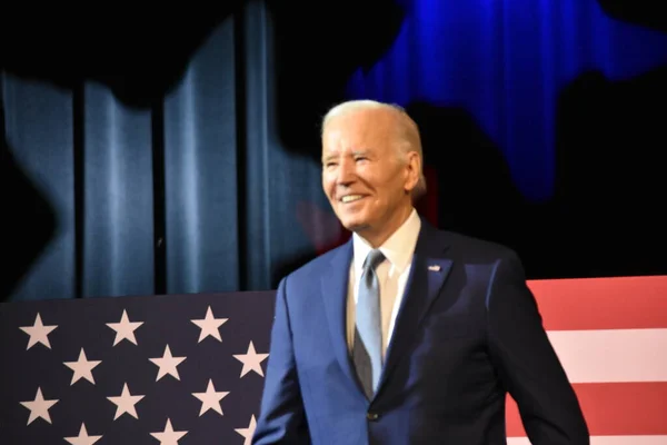 Joe Biden Egyesült Államok Elnöke New York Valhallában Westchester Community — Stock Fotó