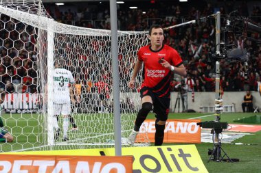 Brezilya Şampiyonası maçı Athletico PR x Coritiba arasında. 14 Mayıs 2023. Curitiba, Parana, Brezilya: 2023 Brezilya Şampiyonası 'nın 6. turunda Arena da Baixada' da Athletico PR ile Coritiba arasındaki maç geçerli