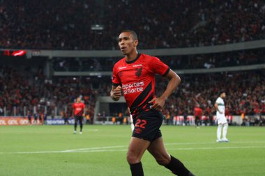 Brezilya Şampiyonası maçı Athletico PR x Coritiba arasında. 14 Mayıs 2023. Curitiba, Parana, Brezilya: 2023 Brezilya Şampiyonası 'nın 6. turunda Arena da Baixada' da Athletico PR ile Coritiba arasındaki maç geçerli