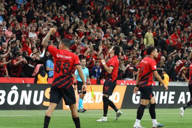 Brezilya Şampiyonası maçı Athletico PR x Coritiba arasında. 14 Mayıs 2023. Curitiba, Parana, Brezilya: 2023 Brezilya Şampiyonası 'nın 6. turunda Arena da Baixada' da Athletico PR ile Coritiba arasındaki maç geçerli