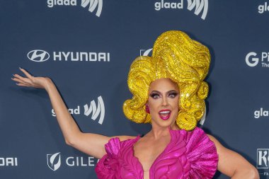 34. Yıllık GLAAD Medya Ödülleri. 13 Mayıs 2023, New York, New York, ABD: Alyssa Edwards, New York 'ta 13 Mayıs 2023 tarihinde New York Hilton Midtown' da düzenlenen 2023 GLAAD Medya Ödülleri 'ne katılmıştır.. 