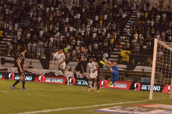 Mecz Brazylijskich Mistrzostw Serii Pomiędzy Abc Botafogo Maja 2023 Natal — Zdjęcie stockowe