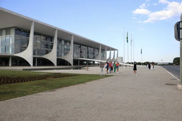 Palacio Planalto Tiene Valla Mayo 2023 Brasilia Distrito Federal Brasil — Foto de Stock