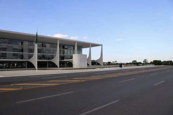 Palacio Planalto Tiene Valla Mayo 2023 Brasilia Distrito Federal Brasil —  Fotos de Stock
