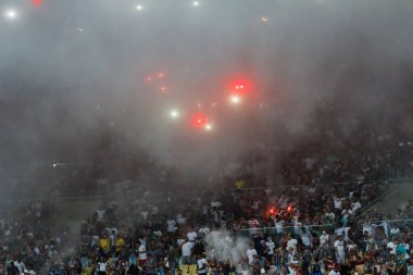 Brezilya Kupası: Fluminense, Flamengo 'ya karşı. 16 Mayıs 2023, Rio de Janeiro, Brezilya: Fluminense ve Flamengo arasındaki futbol maçı, Mario Filho Stadyumu 'nda (Maracana) düzenlenen 2023 Brezilya Kupası' nın 16.)