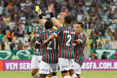 Brezilya Kupası: Fluminense, Flamengo 'ya karşı. 16 Mayıs 2023, Rio de Janeiro, Brezilya: Fluminense ve Flamengo arasındaki futbol maçı, Mario Filho Stadyumu 'nda (Maracana) düzenlenen 2023 Brezilya Kupası' nın 16.)