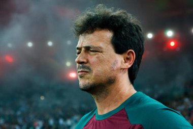 Brezilya Kupası: Fluminense, Flamengo 'ya karşı. 16 Mayıs 2023, Rio de Janeiro, Brezilya: Fluminense ve Flamengo arasındaki futbol maçı, Mario Filho Stadyumu 'nda (Maracana) düzenlenen 2023 Brezilya Kupası' nın 16.)