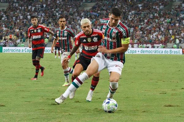 Кубок Бразилии Fluminense Flamengo Мая 2023 Года Рио Жанейро Бразилия — стоковое фото