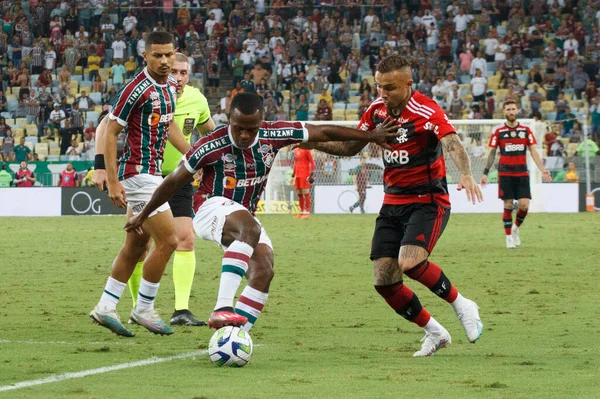 Brasilia Cup Fluminense Flamengo Toukokuuta 2023 Rio Janeiro Brasilia Jalkapallomatsi — kuvapankkivalokuva