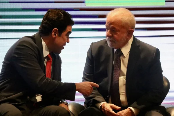 Brezilya Cumhuriyeti Başkanı Luiz Inacio Lula Silva Seminer Şeffaflık Bilgiye — Stok fotoğraf