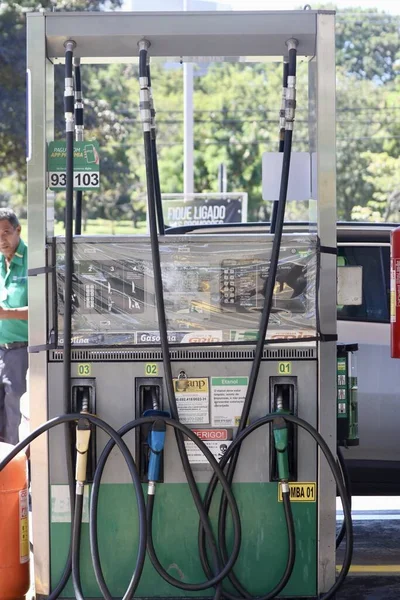 Reajuste Preço Dos Combustíveis Maio 2023 Brasília Distrito Federal Brasil — Fotografia de Stock