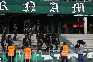 Brezilya Futbol Şampiyonası: Coritiba, Atletico MG 'ye karşı. 20 Mayıs 2023, Curitiba, Parana, Brezilya: Coritiba ve Atletico MG arasındaki futbol maçı, Estadio Couto Pereira' da düzenlenen 2023 Brezilya Futbol Şampiyonası 'nın 7. turu için geçerli. 