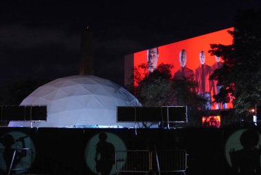 C6 Müzik Festivali Sao Paulo 'da. 19 Mayıs 2023, Sao Paulo, Brezilya: C6 Müzik Festivali, cazdan rock 'a, Özgür Caz Festivali' nin ruhunu hayranlarının da katılımıyla kurtararak Cuma günü başladı. 