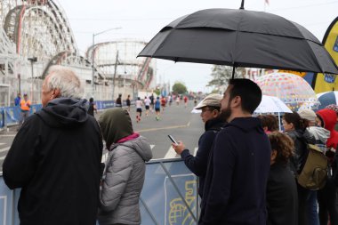 Brooklyn Yarı Maraton 13.1 Mil Yarışı. 20 Mayıs 2023, Brooklyn, New York, ABD: Amerika Birleşik Devletleri 'ndeki 13.1 millik Kings İlçesi' ndeki en büyük yarı maratondur.
