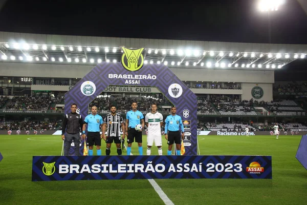 Brasilianische Fußballmeisterschaft Coritiba Atletico Mai 2023 Curitiba Parana Brasilien Fußballspiel — Stockfoto