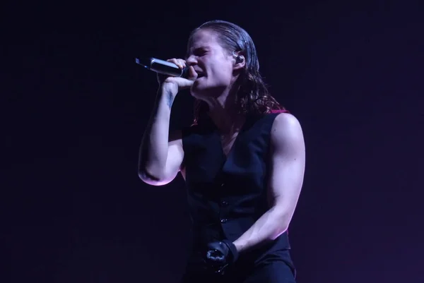 Christine Queens Band Performs Music Fest Sao Paulo May 2023 — Stock Photo, Image
