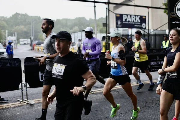 Brooklyn Half Marathon Mile Race May 2023 Brooklyn New York — Stock Photo, Image