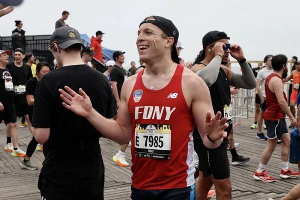 Brooklyn Half Marathon Mile Race May 2023 Brooklyn New York — Stock Photo, Image