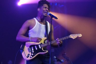 Jon Batiste, Sao Paulo 'daki C6 Müzik Festivali' nde sahne alıyor. 20 Mayıs 2023, Sao Paulo, Brezilya: Amerikalı şarkıcı Jon Batiste, 20 Mayıs Cumartesi gecesi Ibirapuera Park 'ta gerçekleşen Sao Paulo' daki C6 festivalinde Heineken sahnesinde sahne aldı..