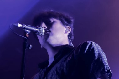 Black Country, New Road Sao Paulo 'daki C6 Müzik Festivali' nde sahne alıyor. 21 Mayıs 2023, Sao Paulo, Brezilya: Black Country, New Road 21 Pazar günü C6 Müzik Festivali 'nin ilk gecesinde Ibirapuera konser salonunda sahne alacak.). 