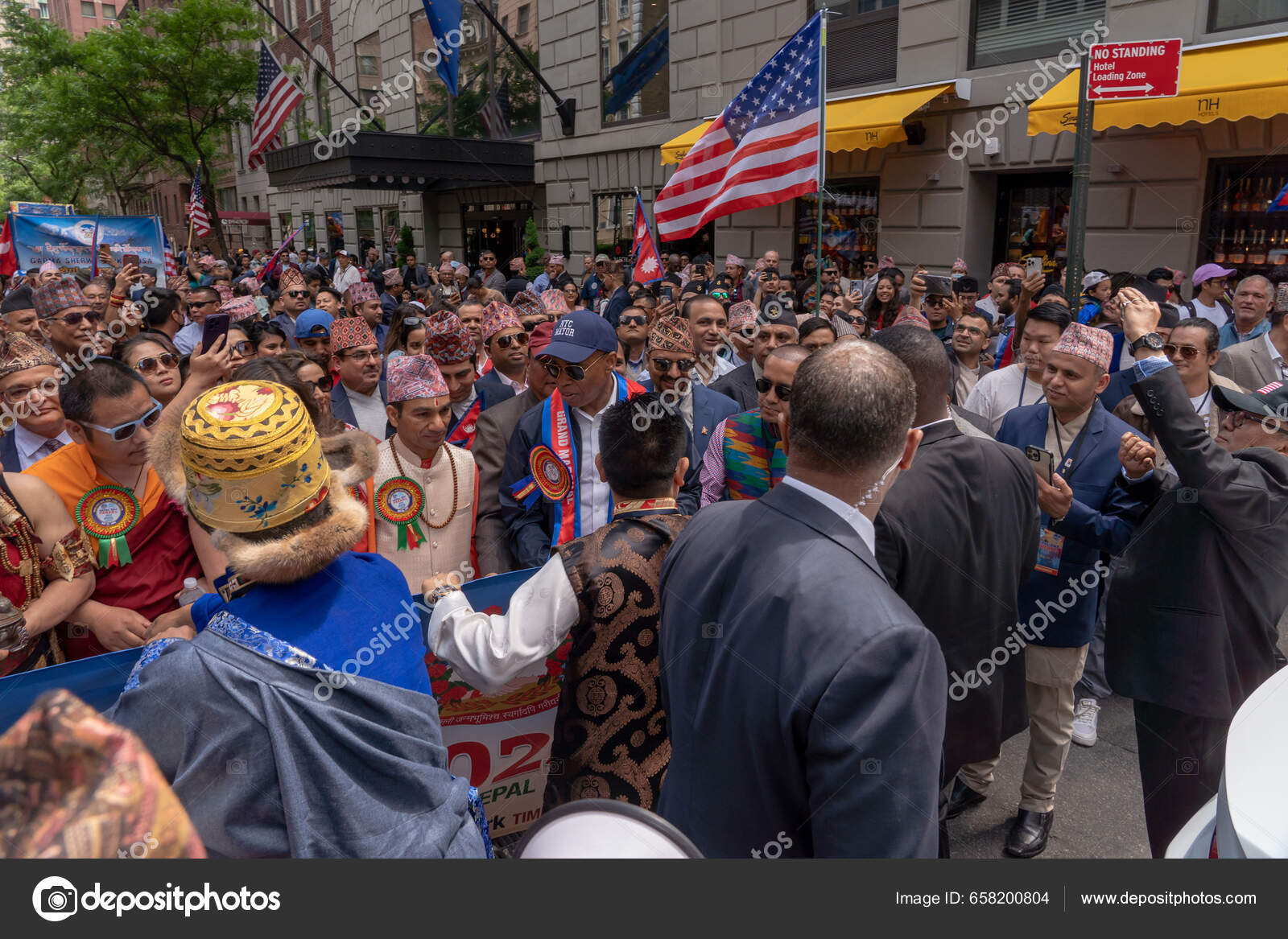 Nepal Day Parade 2023 May 2023 New York New York Stock Editorial