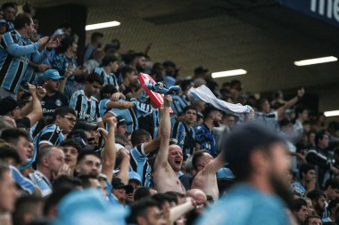 (SPO) Brezilya Futbol Şampiyonası: Gremio ve Internacional. 21 Mayıs 2023, Porto Alegre, Rio Grande do Sul, Brezilya: Porto Aleg 'deki Arena do Gremio' da düzenlenen Brasileirao 'nun yedinci turu için geçerli olan Gremio ve Internacional arasındaki futbol maçı