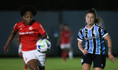 Brezilya Kadın Futbol Şampiyonası: Gremio 'ya karşı Internacional. 25 Mayıs 2023, Porto Alegre, Rio Grande do Sul, Brezilya: Gremio ve Internacional arasındaki futbol maçı, Brezilya Kadın Futbol Şampiyonası 'nın onüçüncü turu için geçerlidir.