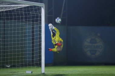 Brezilya Kadın Futbol Şampiyonası: Gremio 'ya karşı Internacional. 25 Mayıs 2023, Porto Alegre, Rio Grande do Sul, Brezilya: Gremio ve Internacional arasındaki futbol maçı, Brezilya Kadın Futbol Şampiyonası 'nın onüçüncü turu için geçerlidir.