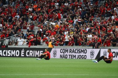 Brezilya Futbol Şampiyonası: Athletico Halkla İlişkiler Gremio 'ya karşı. 27 Mayıs 2023, Curitiba, Parana, Brezilya: Athletico PR ve Gremio arasındaki futbol maçı, 2023 Brezilya Şampiyonası 'nın 8. turu için geçerli. Gremio 2x1 kazandı.. 