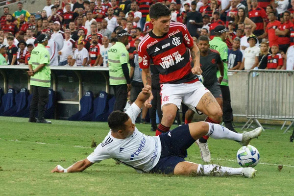 Brazilian Soccer Championship Flamengo Cruzeiro May 2023 Rio Janeiro Brazil — Stock Photo, Image