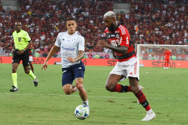 Brasiliansk Fotball Mesterskap Flamengo Mot Cruzeiro Mai 2023 Rio Janeiro – stockfoto