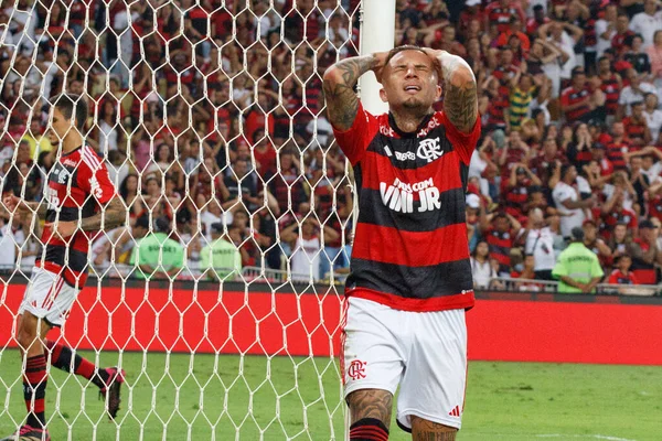 Mistrzostwa Brazylii Piłce Nożnej Flamengo Cruzeiro Maja 2023 Rio Janeiro — Zdjęcie stockowe