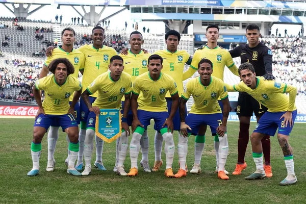 Copa Mundial Fútbol Sub Entre Nigeria Brasil Mayo 2023 Plata — Foto de Stock