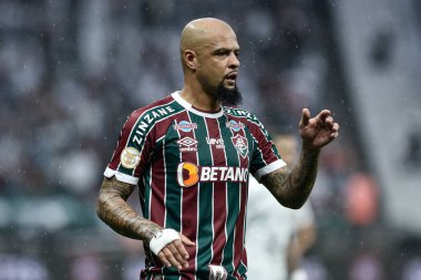 Brezilya Futbol Şampiyonası: Korintliler Fluminense 'e karşı. 28 Mayıs 2023. Sao Paulo, Brezilya: 2023 Brezilya Futbol Şampiyonası 'nın sekizinci turunda Corinthians ile Fluminense arasında oynanan futbol maçı, Neo Quimica Arena' da yapıldı.