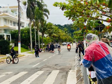 Demir Adam Brezilya 'nın 21. Baskısı. 28 Mayıs 2023, Florianopolis, Santa Catarina, Brezilya: 36 ülkeden yaklaşık 1.800 sporcuyu bir araya getiren 21. Ironman Brezilya 'nın gün sonuna kadar sürmesi bekleniyor