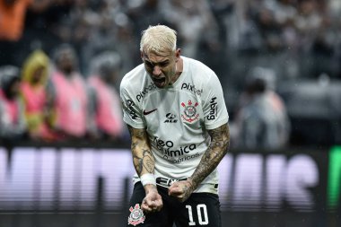 Brezilya Futbol Şampiyonası: Korintliler Fluminense 'e karşı. 28 Mayıs 2023. Sao Paulo, Brezilya: 2023 Brezilya Futbol Şampiyonası 'nın sekizinci turunda Corinthians ile Fluminense arasında oynanan futbol maçı, Neo Quimica Arena' da yapıldı.