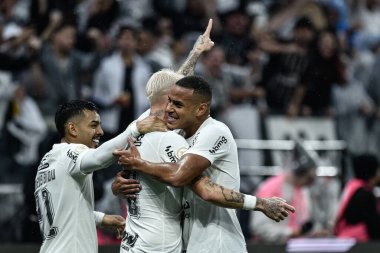 Brezilya Futbol Şampiyonası: Korintliler Fluminense 'e karşı. 28 Mayıs 2023. Sao Paulo, Brezilya: 2023 Brezilya Futbol Şampiyonası 'nın sekizinci turunda Corinthians ile Fluminense arasında oynanan futbol maçı, Neo Quimica Arena' da yapıldı.