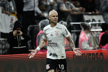 Brezilya Futbol Şampiyonası: Korintliler Fluminense 'e karşı. 28 Mayıs 2023. Sao Paulo, Brezilya: 2023 Brezilya Futbol Şampiyonası 'nın sekizinci turunda Corinthians ile Fluminense arasında oynanan futbol maçı, Neo Quimica Arena' da yapıldı.