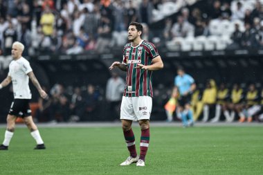 Brezilya Futbol Şampiyonası: Korintliler Fluminense 'e karşı. 28 Mayıs 2023. Sao Paulo, Brezilya: 2023 Brezilya Futbol Şampiyonası 'nın sekizinci turunda Corinthians ile Fluminense arasında oynanan futbol maçı, Neo Quimica Arena' da yapıldı.