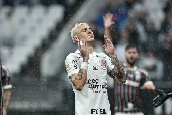 브라질 선수권 Corinthians Fluminense 2023 브라질 상파울루 코린토스와 사이의 2023 — 스톡 사진