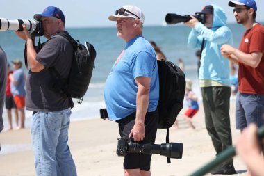 Bethpage Hava Gösterisi. 26 Mayıs 2023, Jones Beach, New York, ABD: Bethpage Hava Şovu bir kez daha Long Island 'daki Jones Plajı' nda gayri resmi olarak başladı..