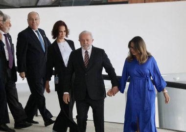 Lula, Brezilya 'da Maduro' yu, Venezuela başkanını kabul eder. 29 Mayıs 2023, Brasilia, Federal Bölge, Brezilya: Brezilya Cumhurbaşkanı Luiz Inacio Lula da Silva, Bolivarya Venezuela Cumhuriyeti Başkanı Nicolas Maduro 'yu kabul etti.
