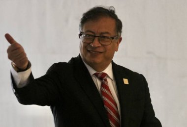 Güney Amerika ülkelerinin başkanlarının Itamaraty Sarayı 'na gelişi. 30 Mayıs 2023. Brasilia, Federal Bölge, Brezilya: Kolombiya Başkanı Gustavo Petro, Güney Amerika Devlet Başkanları Zirvesi için geldi 