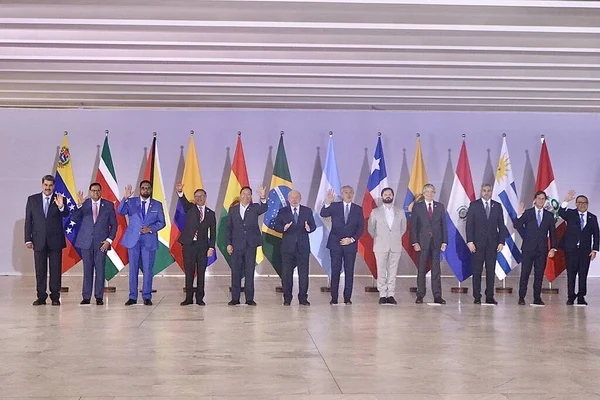 Zirve Için Güney Amerika Eyaleti Başkanları Mayıs 2023 Brasilia Federal — Stok fotoğraf