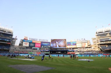 2023 MLS Normal Sezon: New York City FC Cincinnati 'ye karşı. 31 Mayıs 2023, New York, ABD: New York City FC ile MLS Doğu Konferansı için geçerli olan Cincinnati arasındaki futbol maçı, 31 Mayıs Çarşamba günü New York Yankee Stadyumu 'nda oynanacak.). 