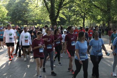 Central Park, New York 'ta 2023 JPMorgan Corporate Challenge. 31 Mayıs 2023, New York, ABD: The 2023 JPMorgan Corporate Challenge in Central Park, New York 'ta gerçekleştirilen yıllık etkinlik.