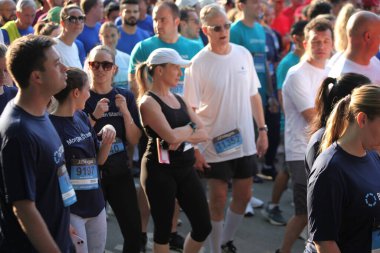 Central Park, New York 'ta 2023 JPMorgan Corporate Challenge. 31 Mayıs 2023, New York, ABD: The 2023 JPMorgan Corporate Challenge in Central Park, New York 'ta gerçekleştirilen yıllık etkinlik.